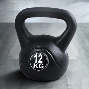 12kg Anti-Slip Kettlebell Set for Full Body Workout - Everfit