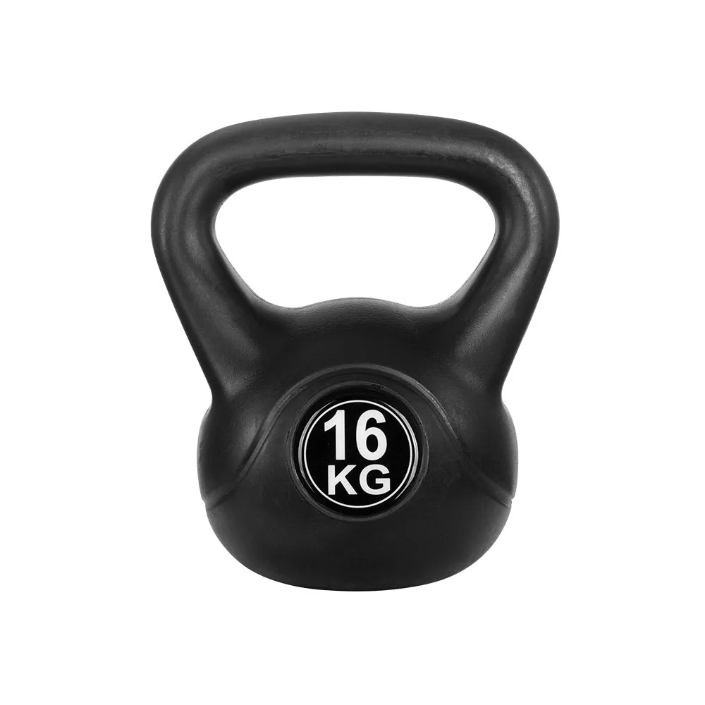 16kg Concrete Filled Kettlebell Set, Anti-Slip, Everfit