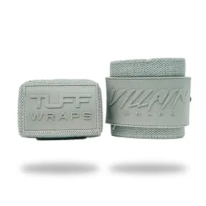 16" Villain Sidekick Wrist Wraps - Solid Gray