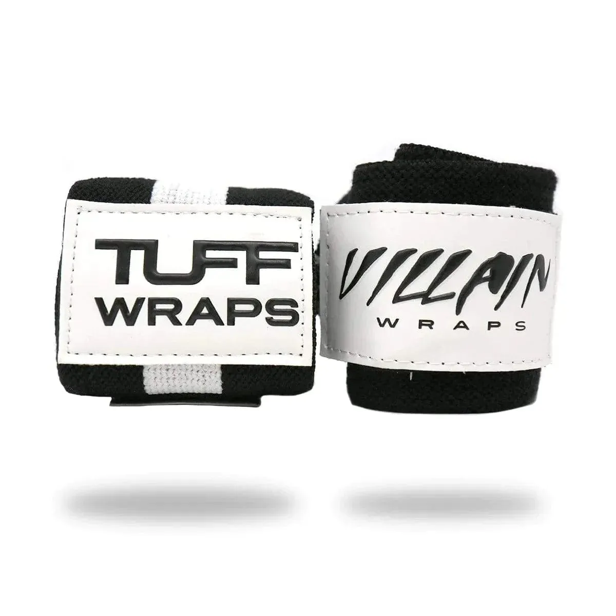 16" Villain Wrist Wraps - Black & White