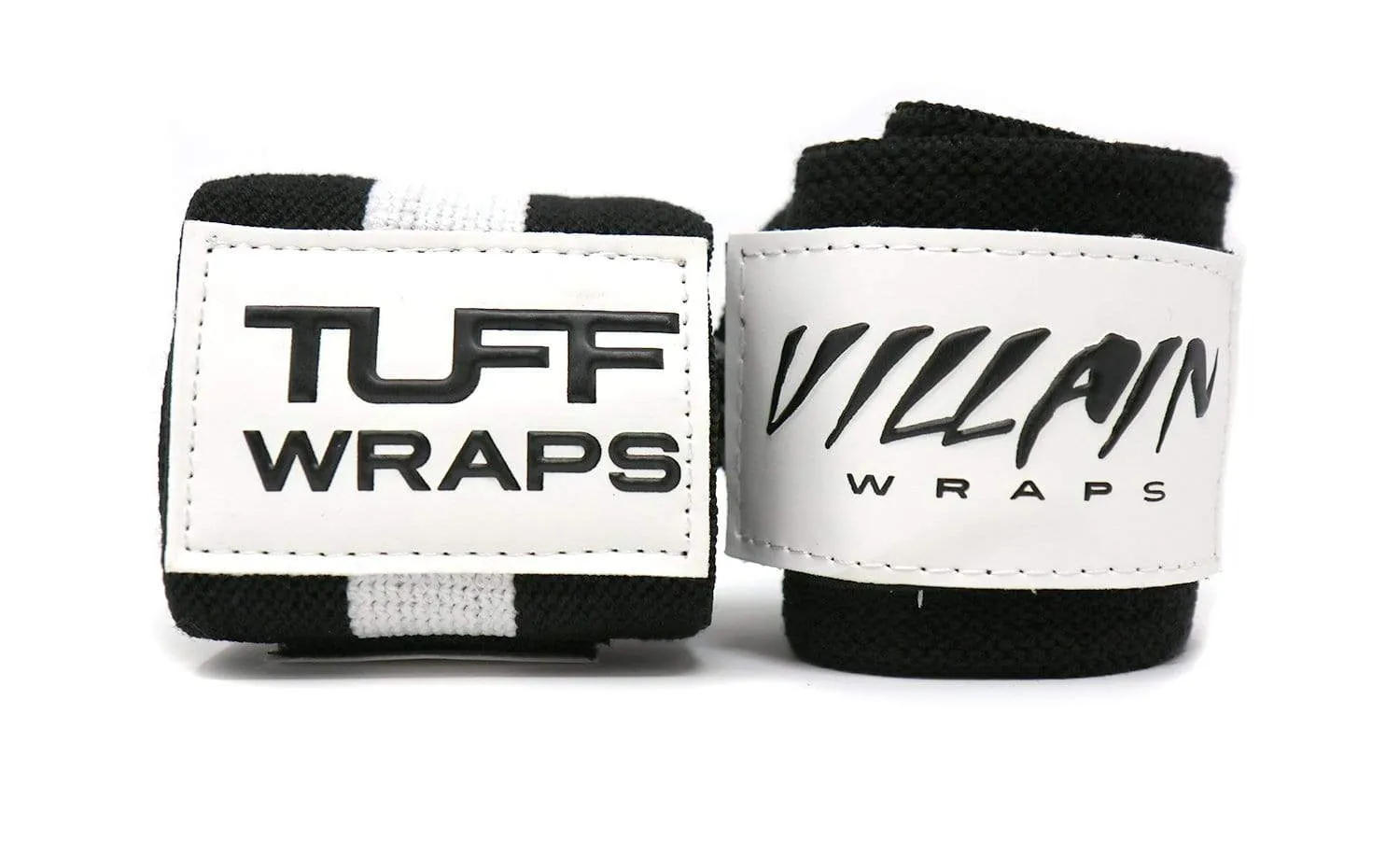 16" Villain Wrist Wraps - Black & White