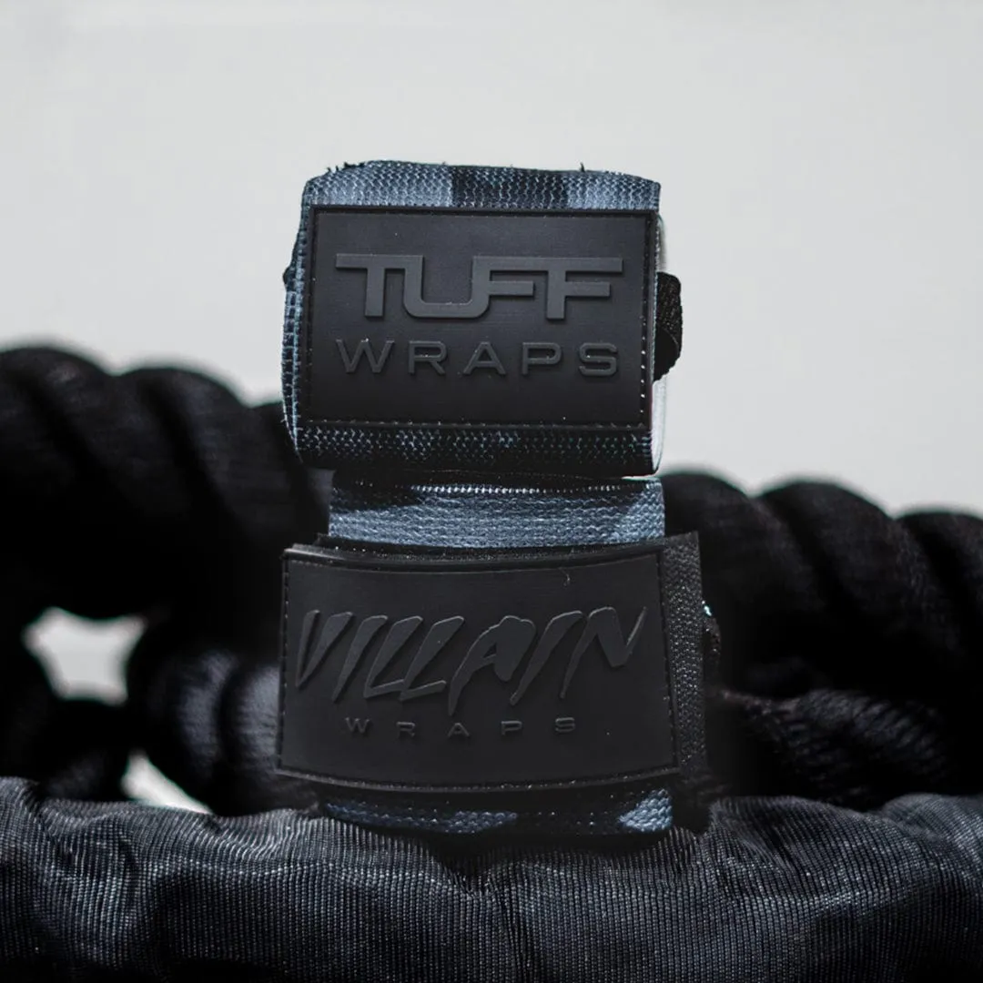 16" Villain Wrist Wraps - Black Camo V2