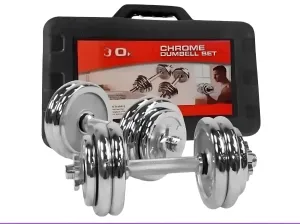 30KG Adjustable Barbell Dumbbell Set