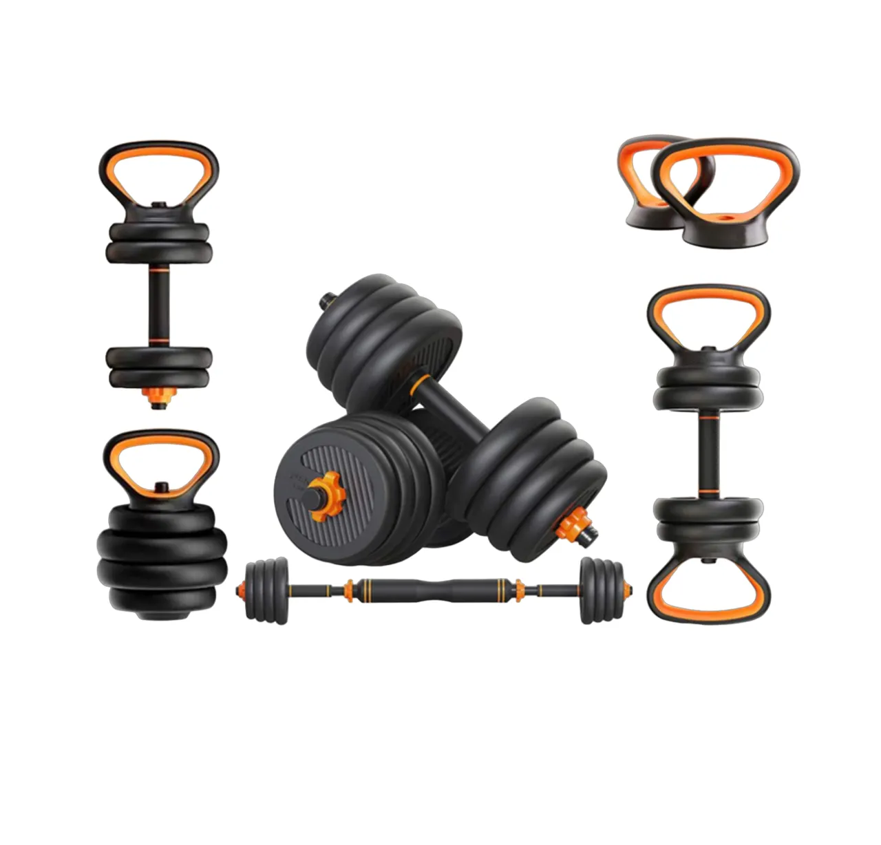 6-in-1 Multifunctional Free Dumbbells Weights Set -30kg