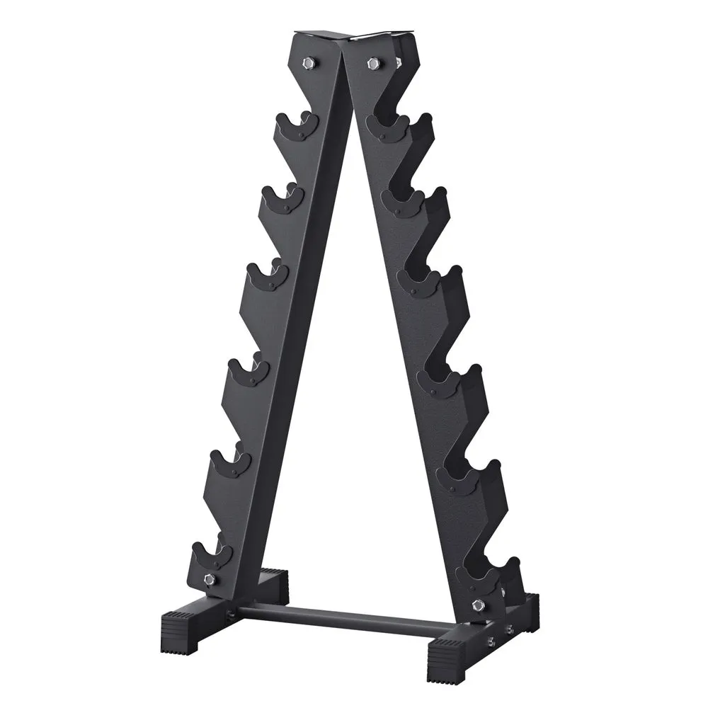 6-Tier 200kg A-Frame Dumbbell Rack Stand Home Gym Everfit