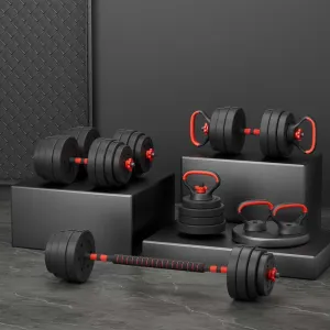 7-in-1 40kg Adjustable Weight Set for Home Gym - Everfit