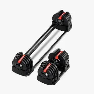 90 lb Adjustable Dumbbell & Barbell Set