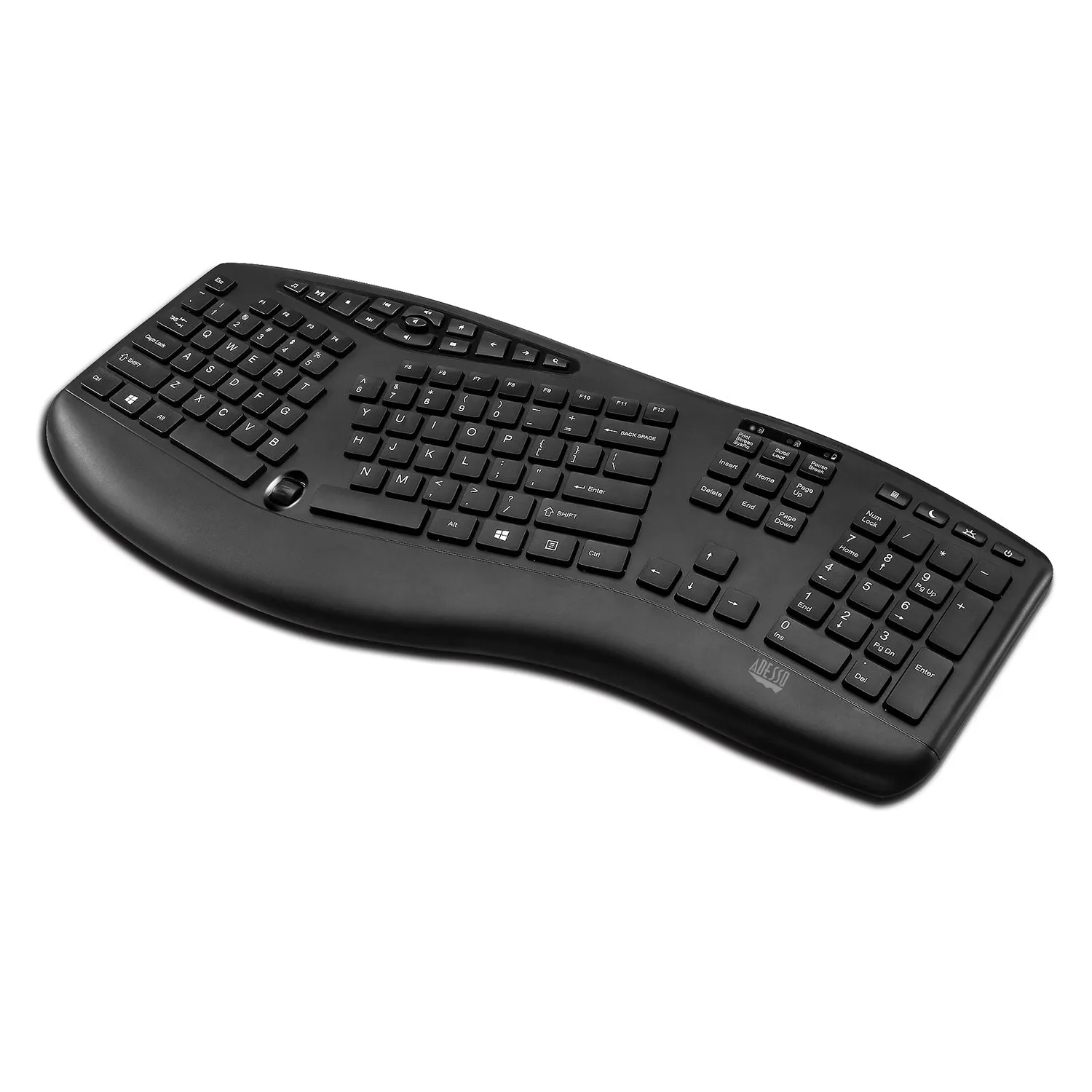 Adesso TruForm Wireless Ergonomic Keyboard and Optical Mouse Combo