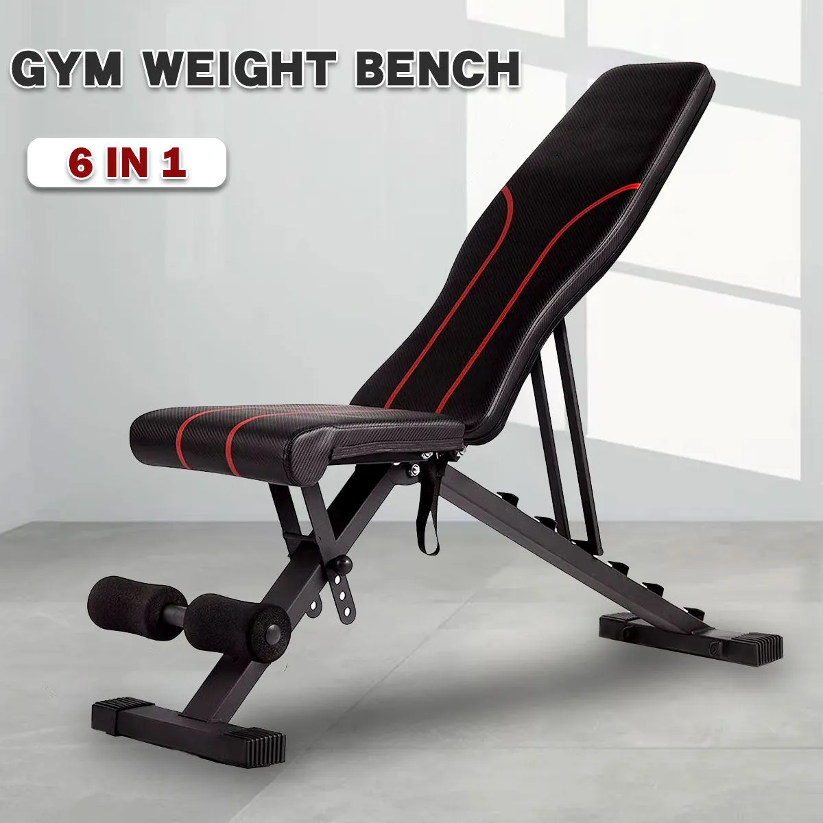 Adjustable Weight Press FID Ab Abdominal Bench Sit Up Fitness Flat Gym Incline