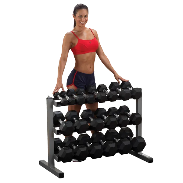 Body-Solid - Dumbell Rack, 3 tier Horizontal