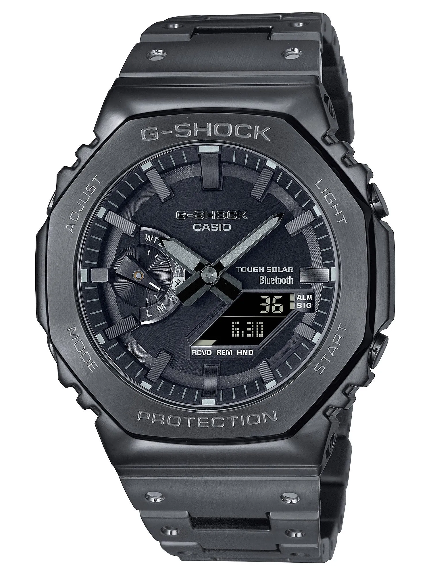 Casio G-Shock Full Metal Solar/Bluetooth® Mens All Black Watch GMB2100BD-1A