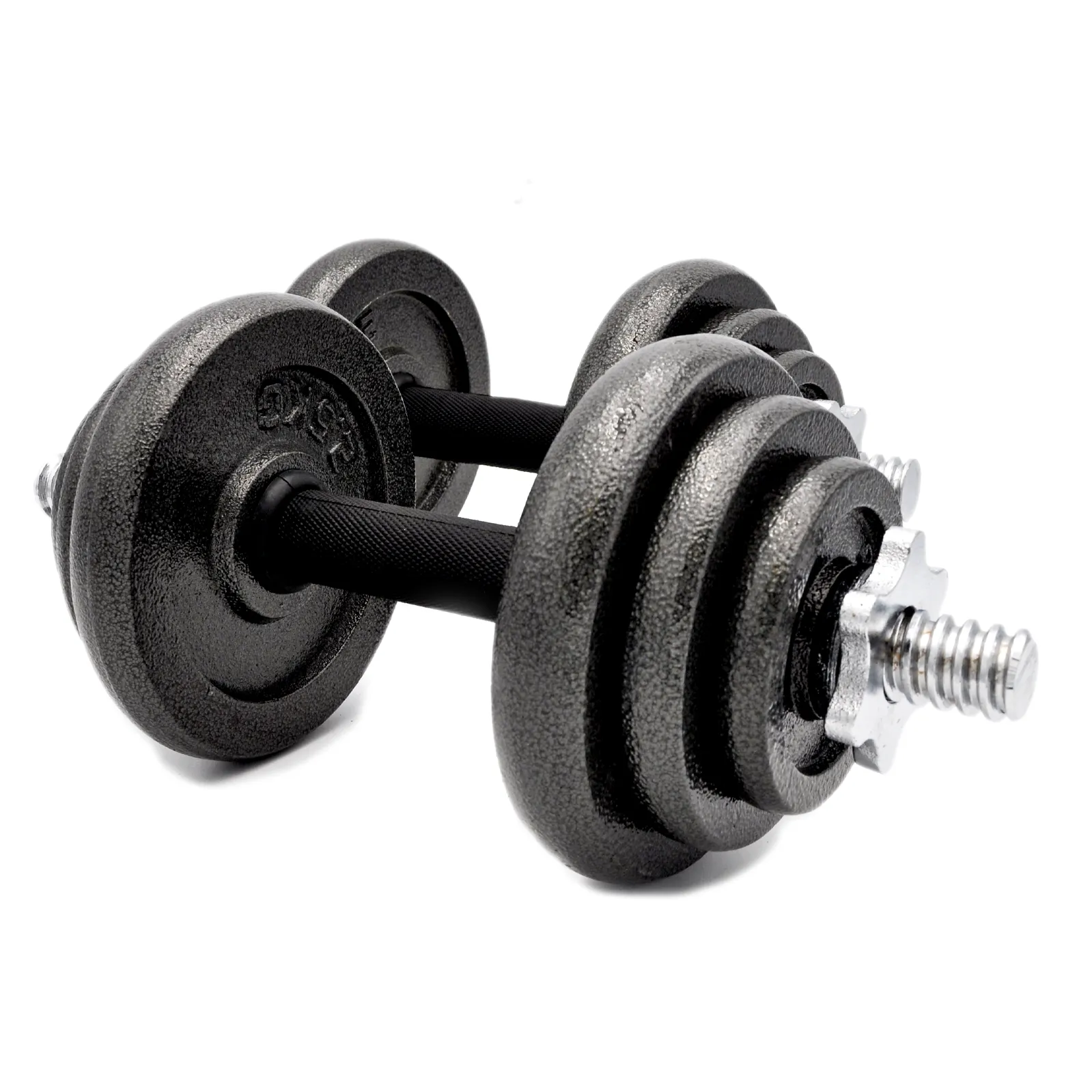 Cast Iron Dumbbell Set With Carry Case - 20KG