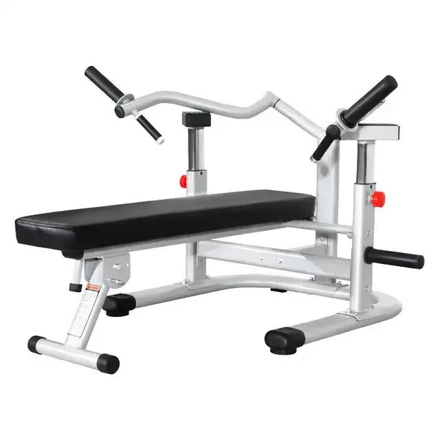 Commercial Foldable Iso Lateral Horizontal Bench Press/Chest Press (Plate Load)