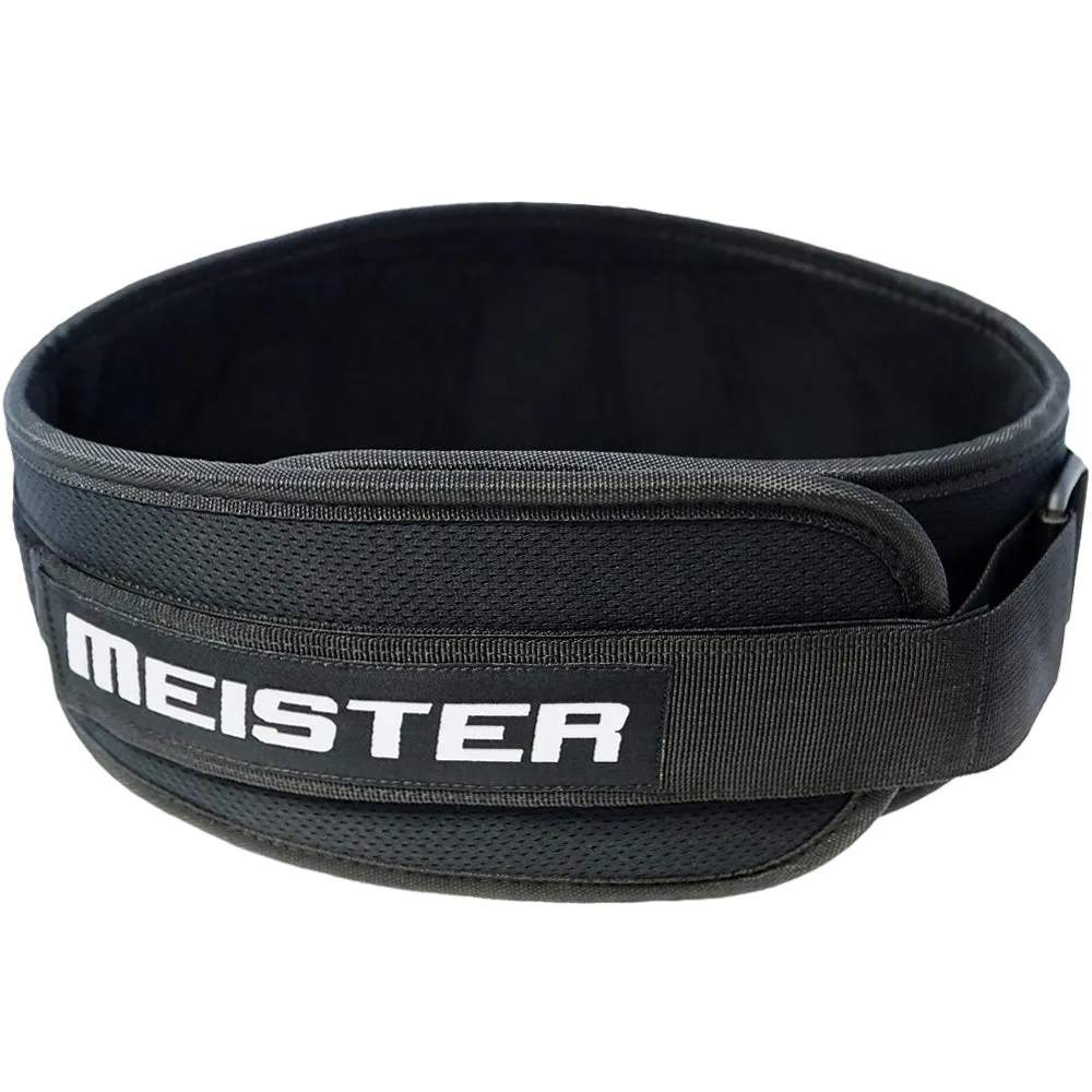 Contoured Neoprene Weight Lifting Belt - Black