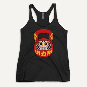 Daruma Doll Kettlebell Design Women's Tank Top