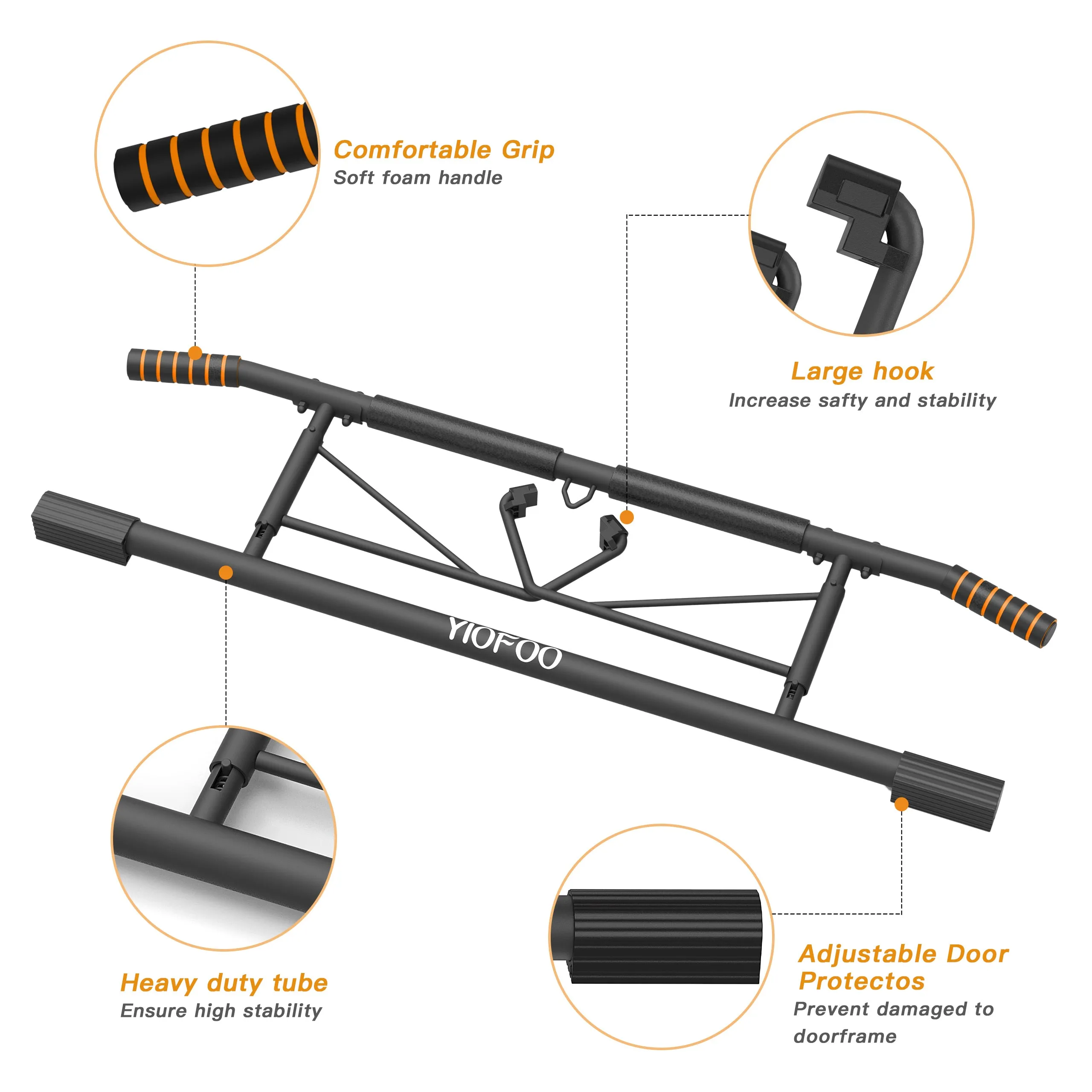 Deluxe Multi-Use Pull Up Bar