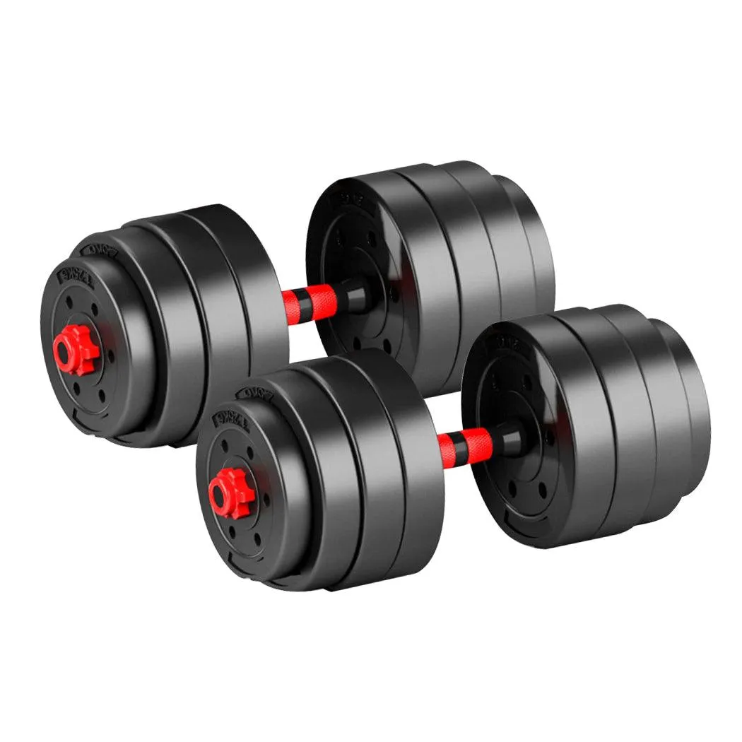 Dumbbells Barbell Weight Set 40KG Adjustable