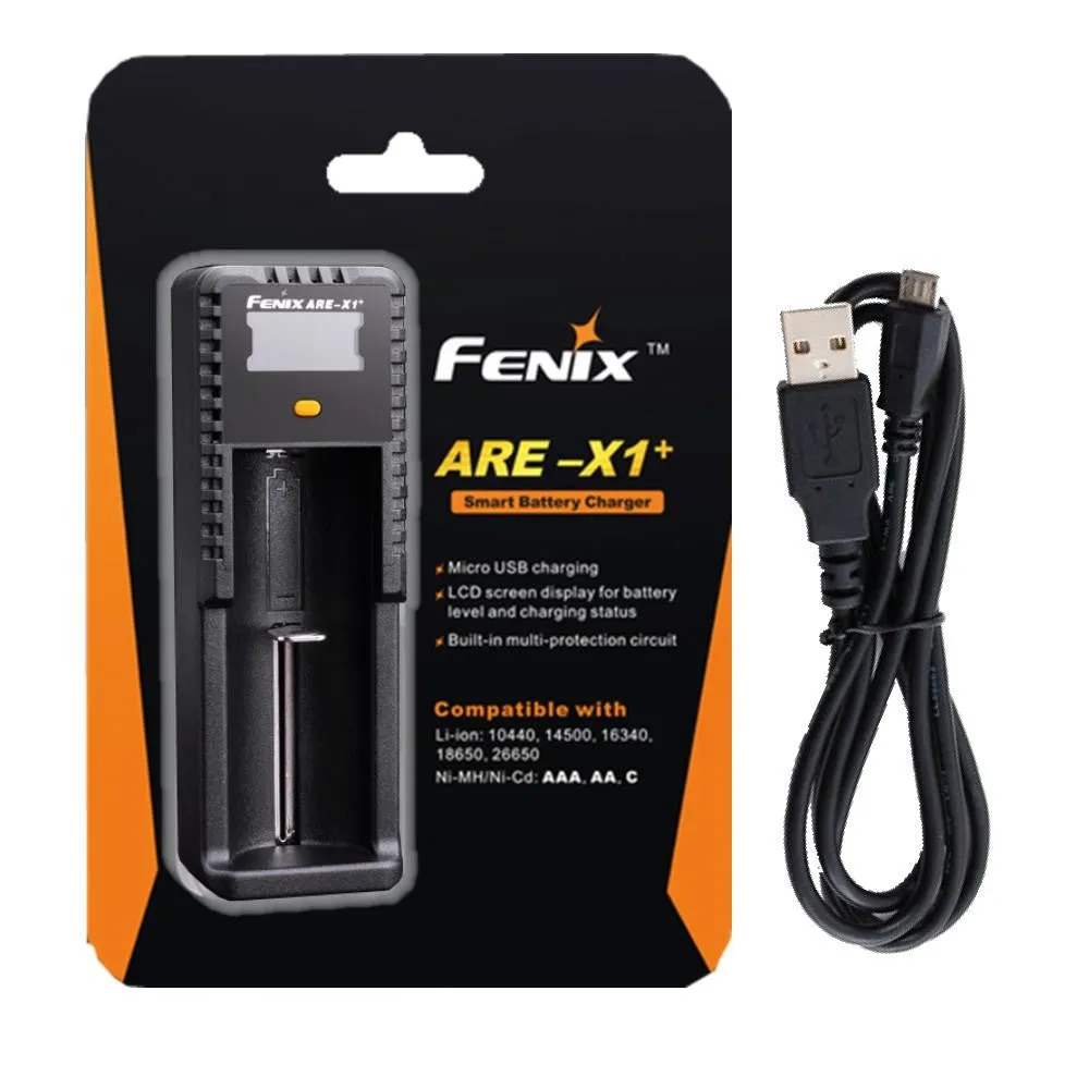 Fenix ARE-X1  Plus Single channel smart digital battery charger for Home/Car use