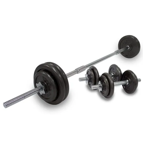 Foldable Bench Press with 50kg Barbell