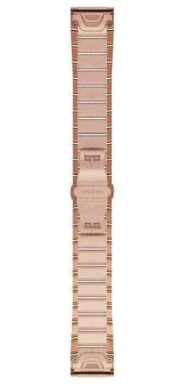 GRM Watch Band QuickFit 2 Rose Gold Tone Steel Bracelet