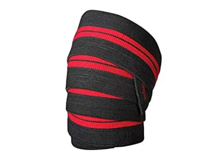 Harbinger 360 Athletics Red Line Knee Wraps 78"