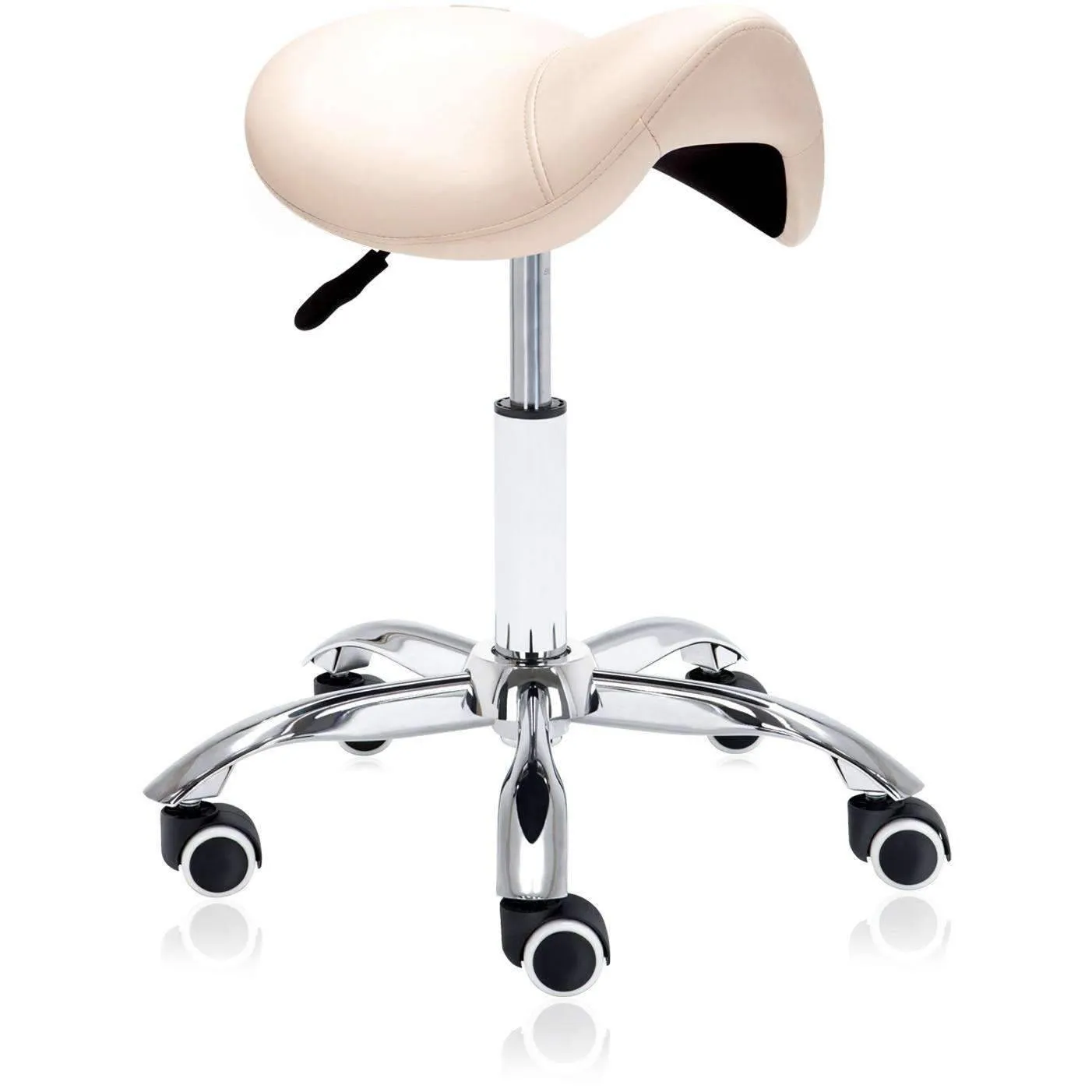 Hydraulic Saddle Rolling Ergonomic Medical Stool