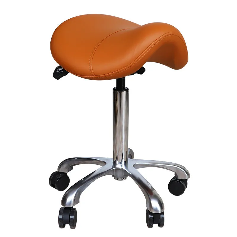 Hydraulic Saddle Rolling Ergonomic Medical Stool