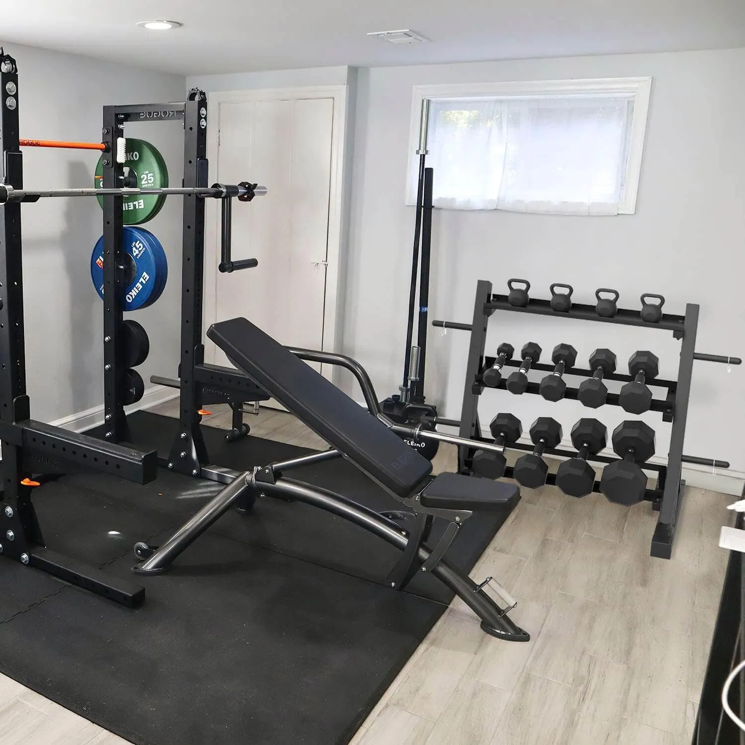 IRIS Multifunctional Weight Rack for Home Gym Suitable for Storage of Dumbbell and Weight Plates