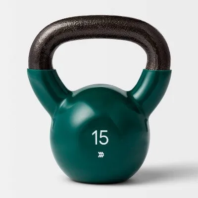 Kettlebell 15lb Green - All in Motion