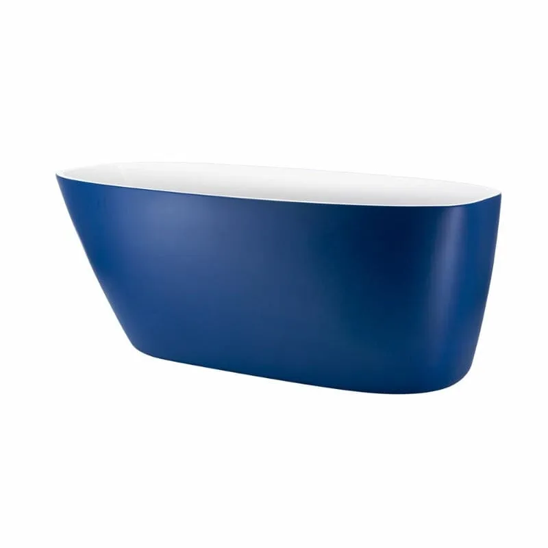 Mokleba 59" Acrylic Egg Shape Free Standing Tub for Bathroom