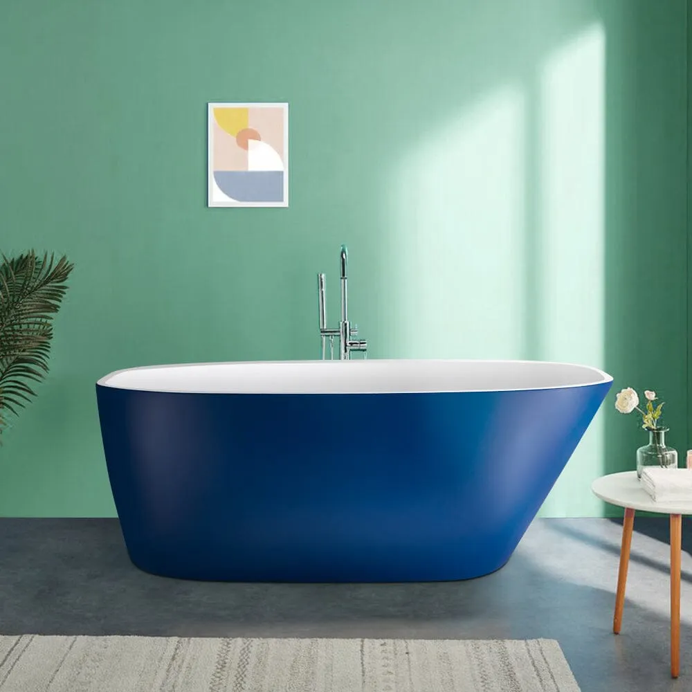 Mokleba 59" Acrylic Egg Shape Free Standing Tub for Bathroom