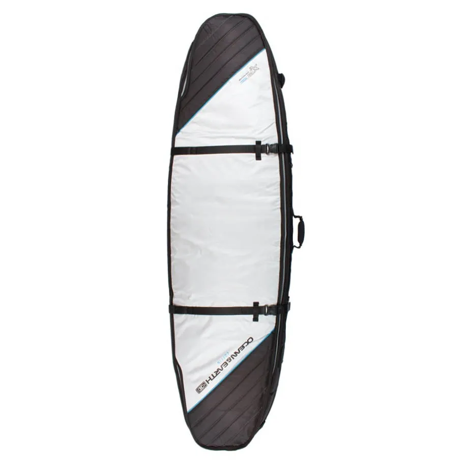 Ocean & Earth Triple Coffin Shortboard Bag - Silver