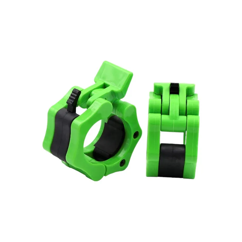 Olympic Barbell Collar Locking Set-Green