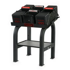 PowerBlock Commercial Pro 100 Adjustable Dumbbells with Stand