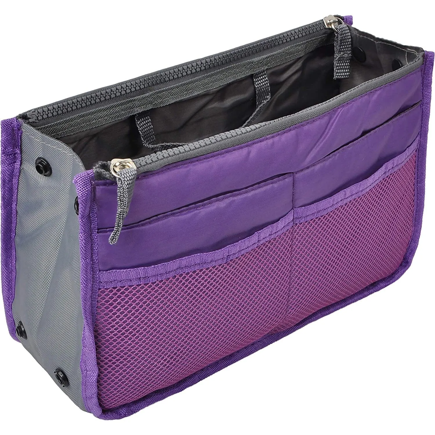 Purse Insert Storage Bag, Versatile Travel Organizer Bag Insert Cosmetic Bag With Multi-Pockets