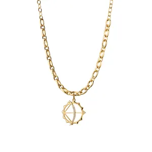 "Strength" Audrey 18K Gold Necklace