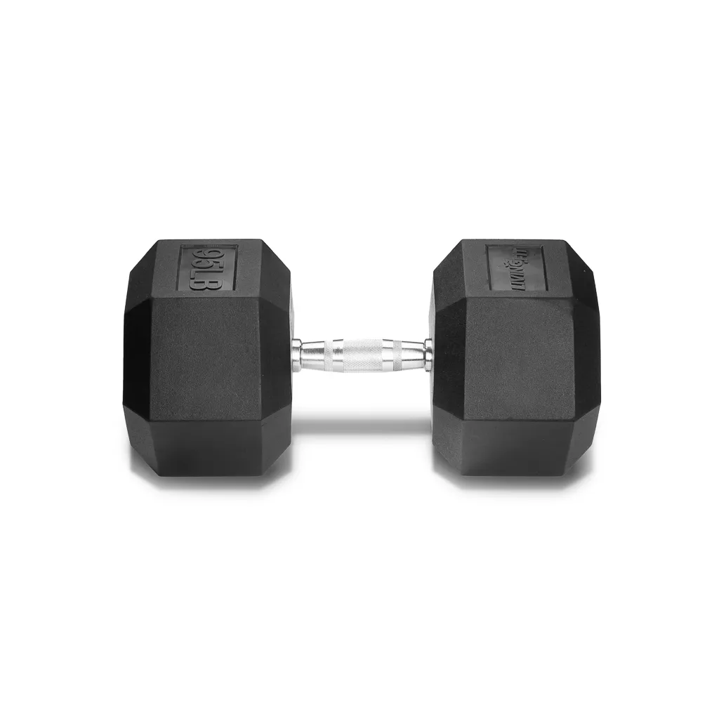 Rubber Hex Dumbbells