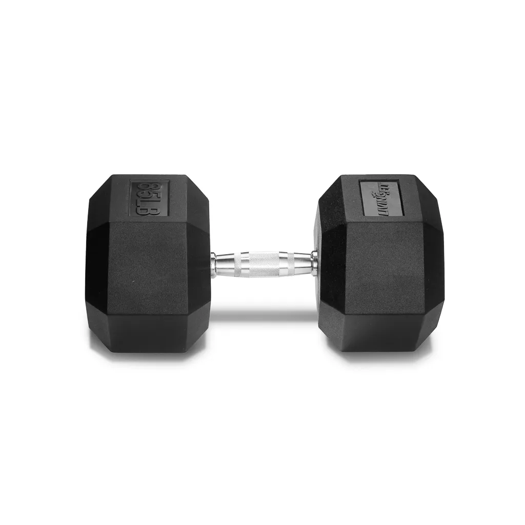 Rubber Hex Dumbbells