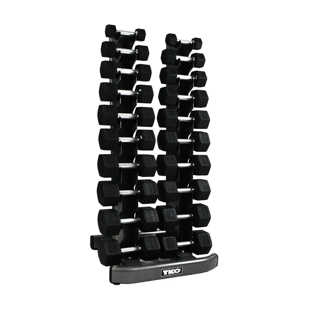 TKO 10 Pair Vertical Dumbbell Rack