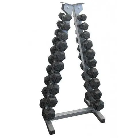 Triangular Vertical Dumbbell Storage Rack